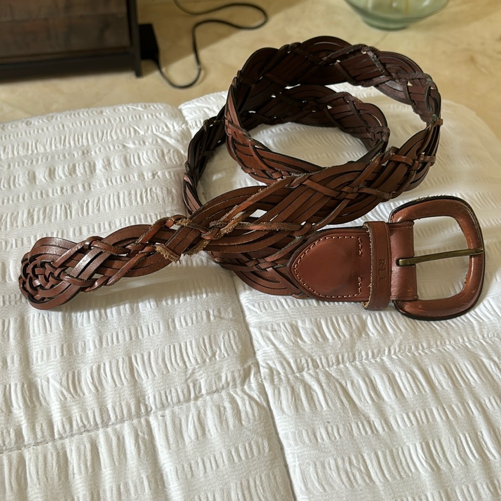 Ralph Lauren brown belt XL